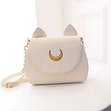 2016 New Summer Limited Sailor Moon Chain Shoulder Bag Ladies Luna Cat PU Leather Handbag Women Messenger Crossbody Small Bag