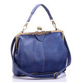 REALER brand new retro women messenger bags small shoulder bag high quality PU leather tote bag small clutch handbags