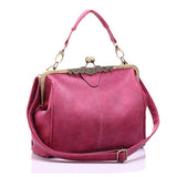 REALER brand new retro women messenger bags small shoulder bag high quality PU leather tote bag small clutch handbags